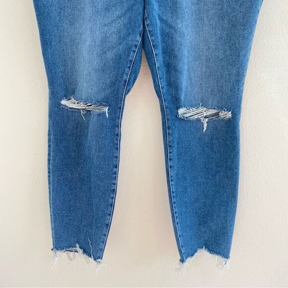 Good American Ripped High Rise Skinny Denim Zara 2022 collection Plus Sized - Picture 4 of 12